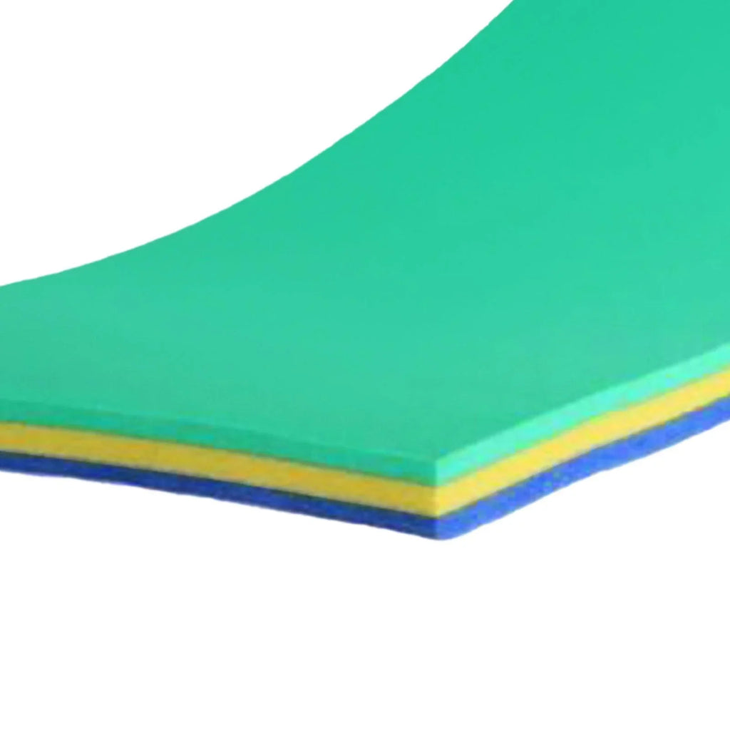 GARENDE Water Mat 3 Layer Raft for Pool Relaxing Tear Resistant Floats Yellow