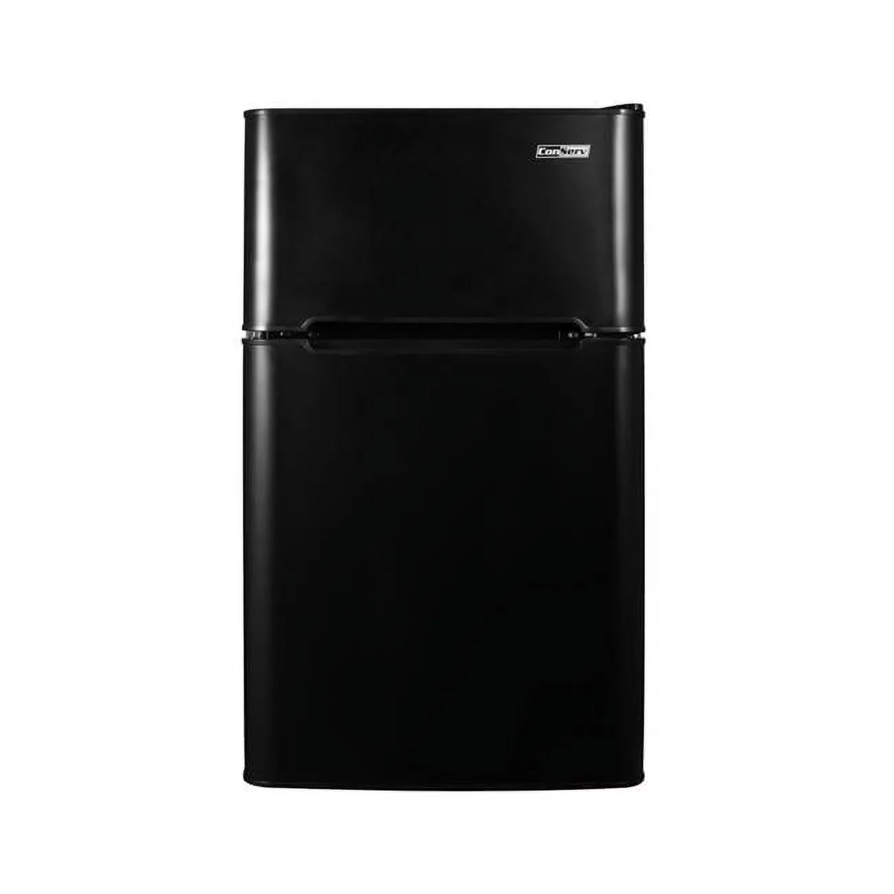 3 cu.ft 2 Door Mini Freestanding Refrigerator with Freezer in Ebony
