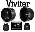 Hi-Def Telephoto & Wide Angle Lens Set For Lumix DMC-G7 DMC-G7K (46mm Compatible)