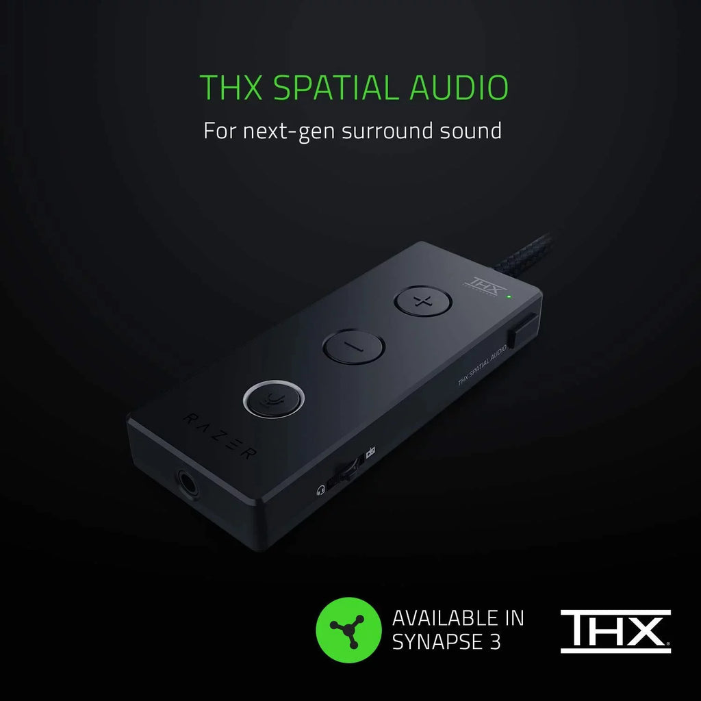 Razer Kraken Tournament Edition: THX Spatial Audio - Full Audio Control - Cooling Gel-Infused Ear Cushions - Gaming Headset Works with PC, PS4, Xbox One, Switch, Mobile Devices - Green
