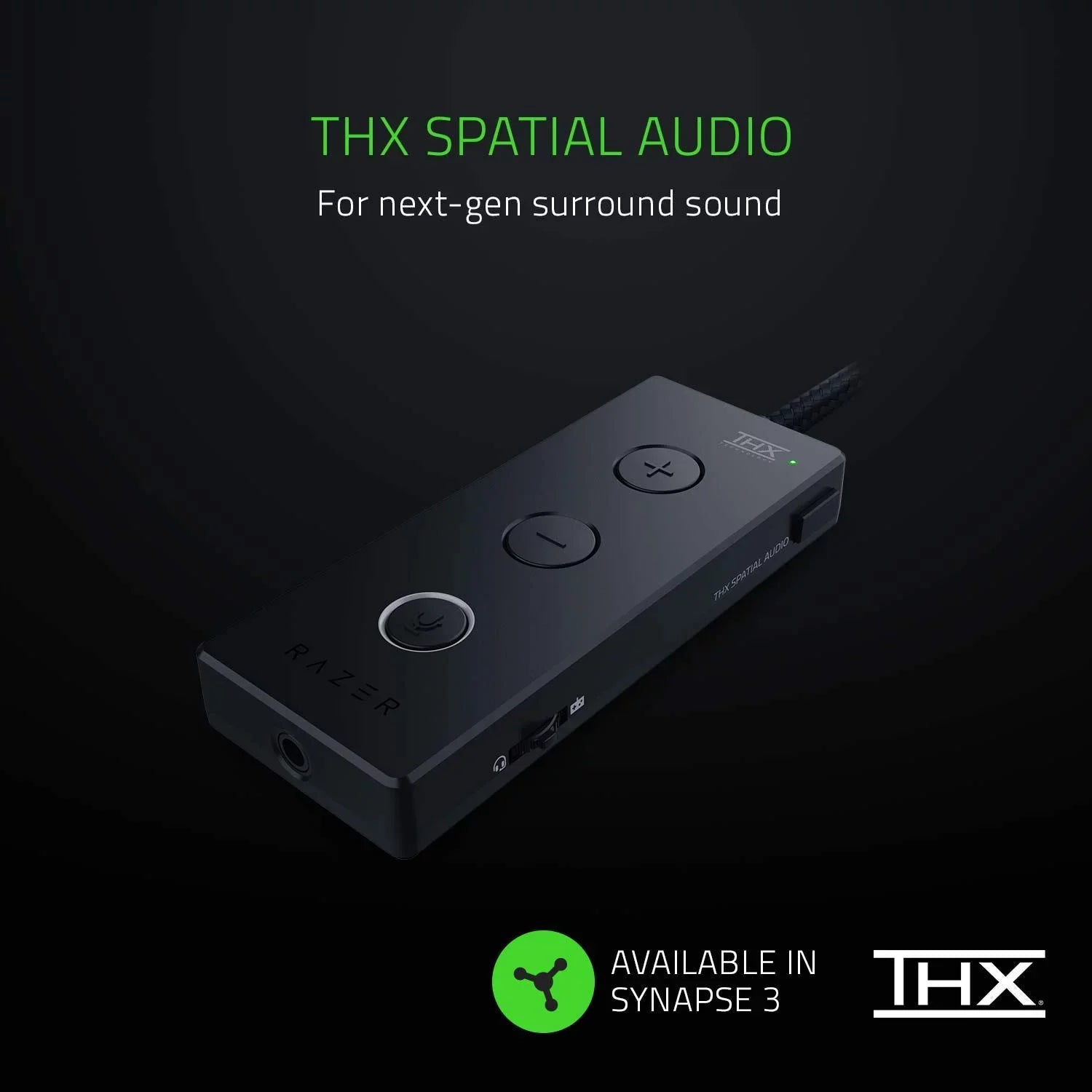 Razer Kraken Tournament Edition: THX Spatial Audio - Full Audio Control - Cooling Gel-Infused Ear Cushions - Gaming Headset Works with PC, PS4, Xbox One, Switch, Mobile Devices - Green