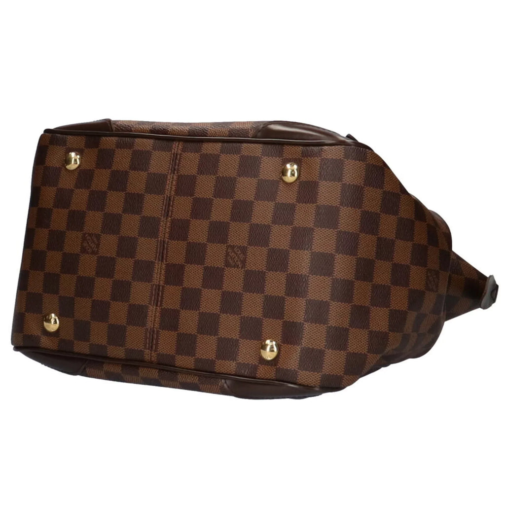 Authenticated Used Louis Vuitton LOUIS VUITTON Verona MM Damier Shoulder Bag Canvas Brown Women's