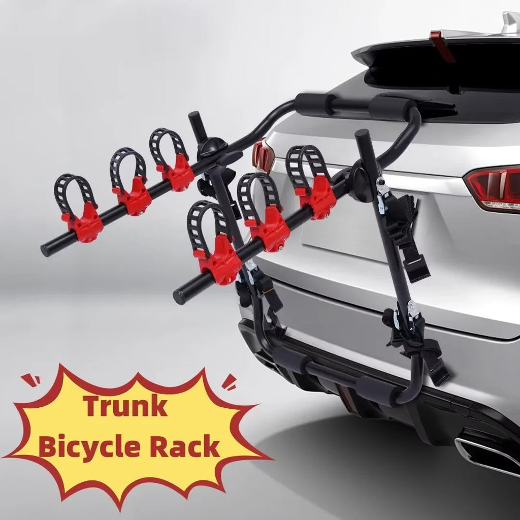 TFCFL Portable 3-Bike Bicycle Rack Foldable Bike Rack Hitch Mount Carrier Car SUV Truck