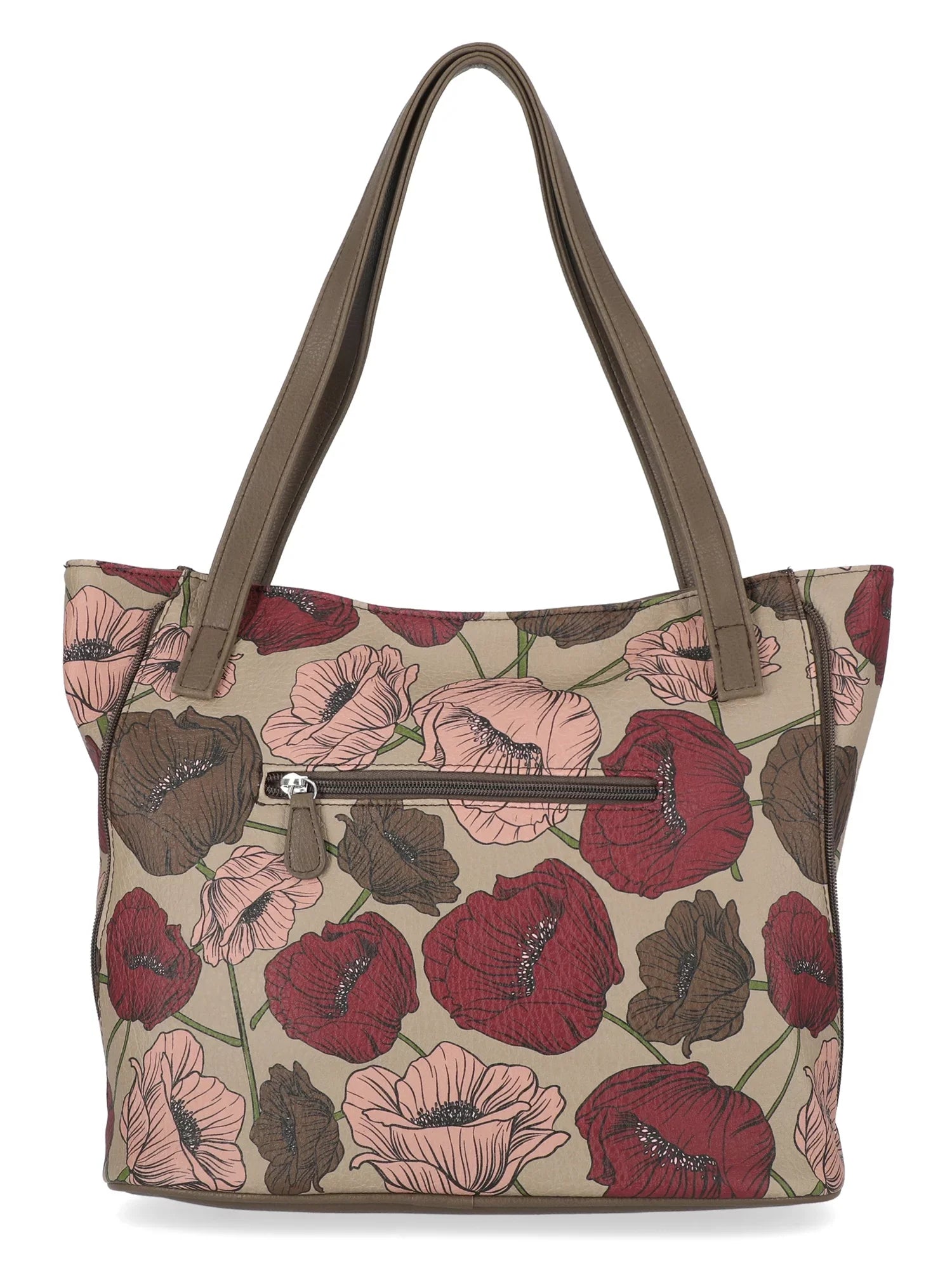 Koltov Vegan Leather Emily East West Tote, Marbella / Bay Leaf