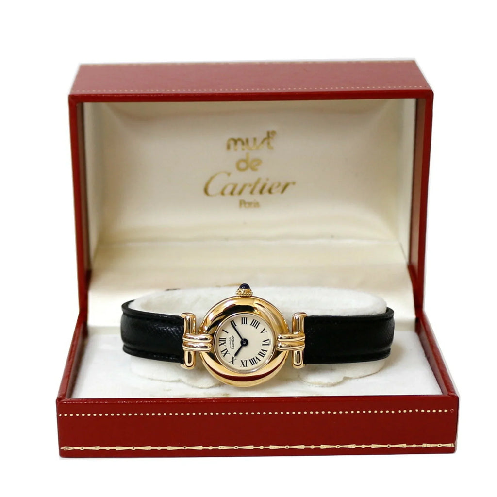 Pre-Owned Cartier Must Colise Vermeil Watch GP 590002 Quartz Ladies CARTIER (Fair)
