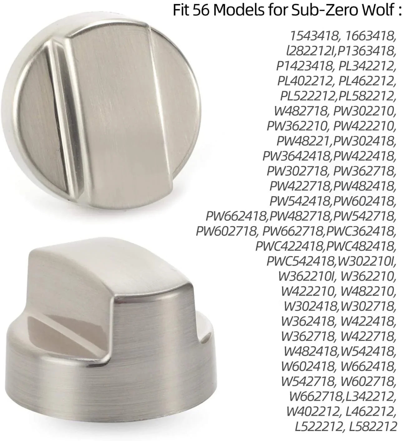 811195 Wolf Hood Knob Part Fit 56 Models for Sub-Zero Wolf Pro Ventilation Hood Knob Replacement 805328 KIP5D44 5D44 B002MFNQ34 - （2 Pack）