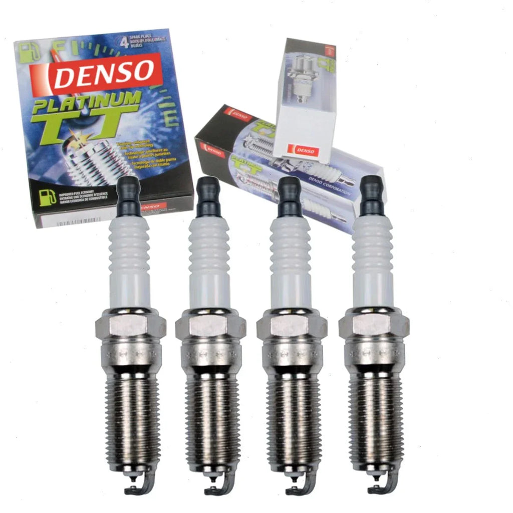4 pc DENSO Platinum TT Spark Plugs compatible with Chevrolet Malibu Limited 2.5L L4 2016