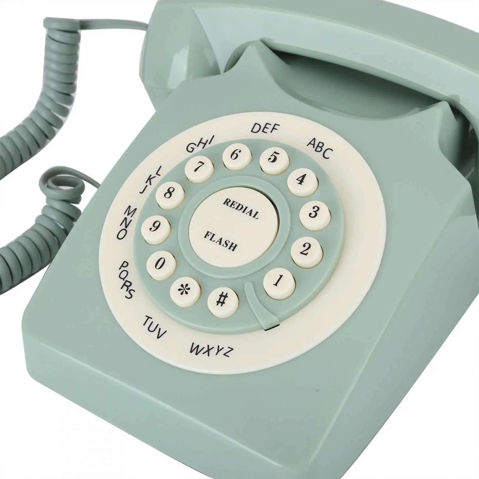 Aigend Telephone - Antique European Vintag Landline Telephone Green High Definition Call Large Clear Button