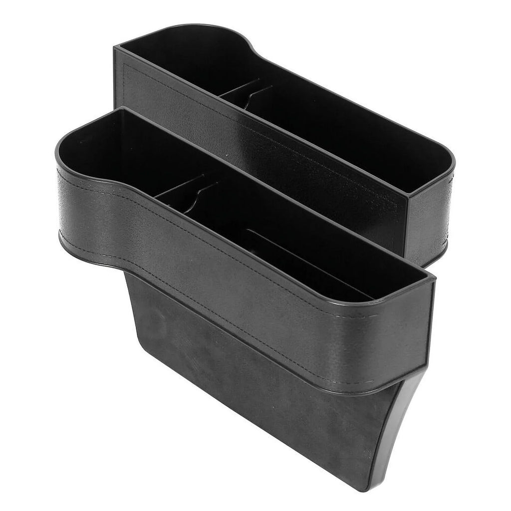 Car Console Side Organizer Auto Seat Gap Storage Box Key Phone Cup Holder 2Pcs
