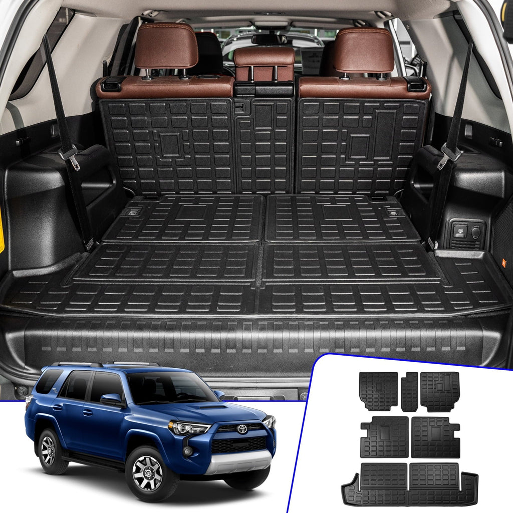 Fit 2010-2023 4Runner 7 Seats Trunk Mat Cargo Liner 4 Runner Accessories (Fit 2nd&3rd Row)