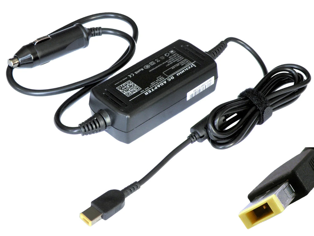 iTEKIRO Car Charger for ThinkPad T440p 20AN006CUS, T440p 20AN006DUS, T440p 20AN006EUS, T440p 20AN006FUS, T440p 20AN006GUS, T440p 20AN006HUS, T440p 20AN006JUS, T440p 20AN006KUS 20AN00DEUS