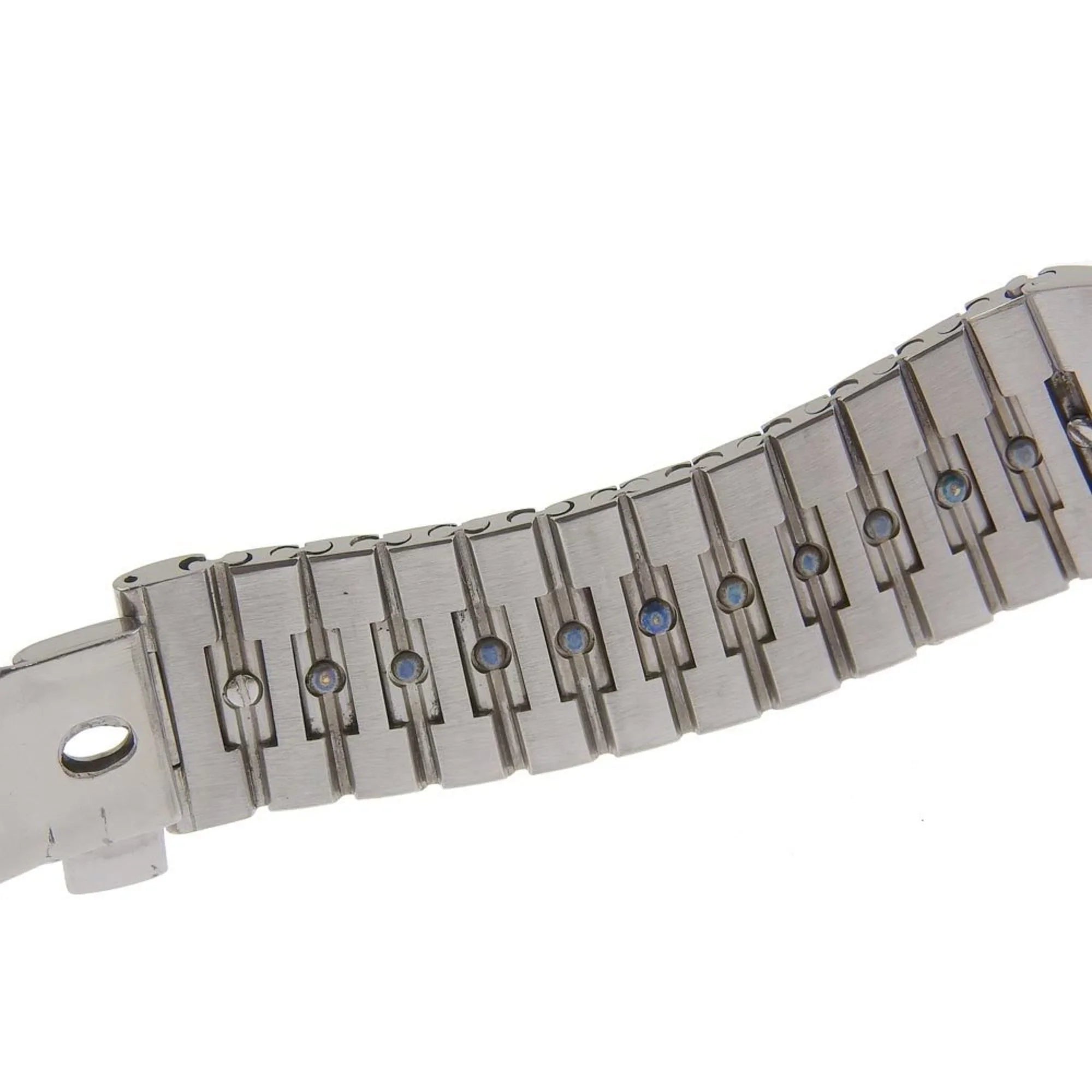 Pre-Owned De Ville Watch Stainless Steel Swiss Made Silver/Gold Quartz Silver Dial Boys (Fair)