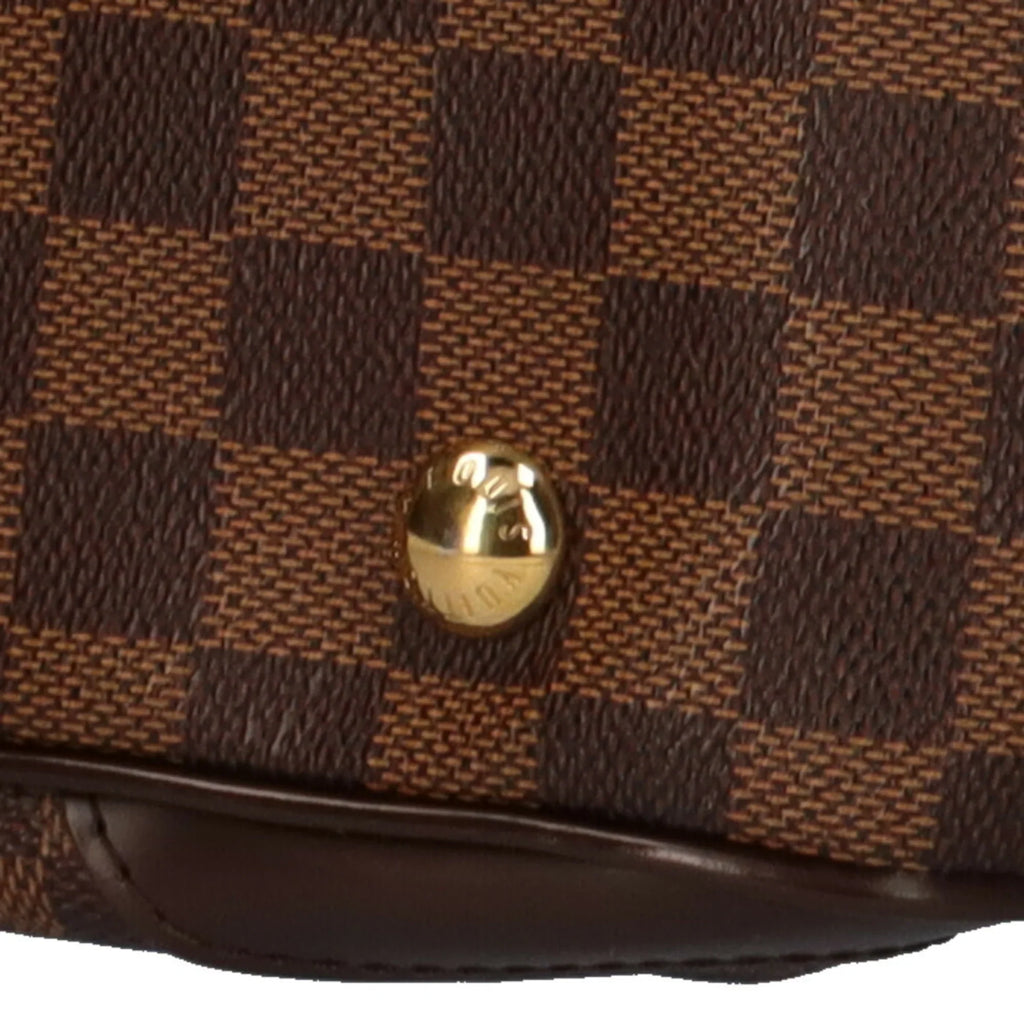 Authenticated Used Louis Vuitton LOUIS VUITTON Verona MM Damier Shoulder Bag Canvas Brown Women's