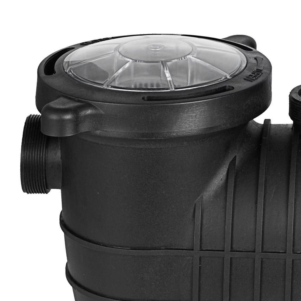 SHZOND 1.5 Swimming Pool Pump, Dual Voltage 115/230V High Flow Pool Pump, 108 GPM Above Ground Pool Pump wIth Large Strainer Basket, 2Pcs 1-1/2NPT Connectors