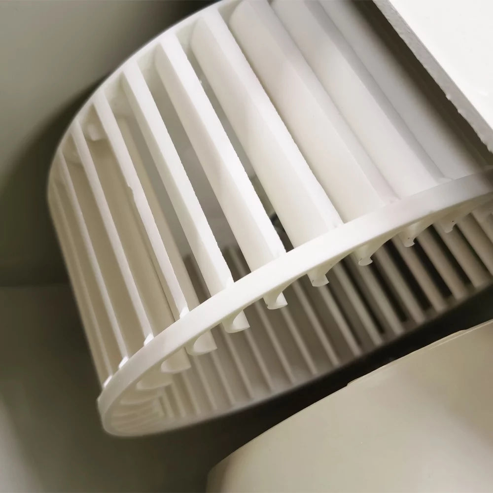 PreAsion PP250 Centrifugal Blower Fan Anti-corrosion Laboratory Fume Hood 3 Speed Indoor PP Exhaust Fume Hood 300W 110V