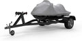 Weatherproof Jet Ski Covers for Yamaha Wave Runner VXR 2013-2019 - Gray - Highest Fabric Quality - All Weather - Trailerable - Protect from Rain, Sun, & More! Includes Trailer Straps & Storage Bag