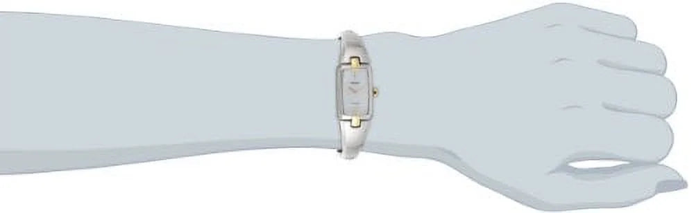 Women's SUP218 Core Solar Mother of Pearl Dial Two Tone Steel Power Reserve Watch