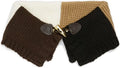 Neck Warmer Toggle Dark Camel Colorblock