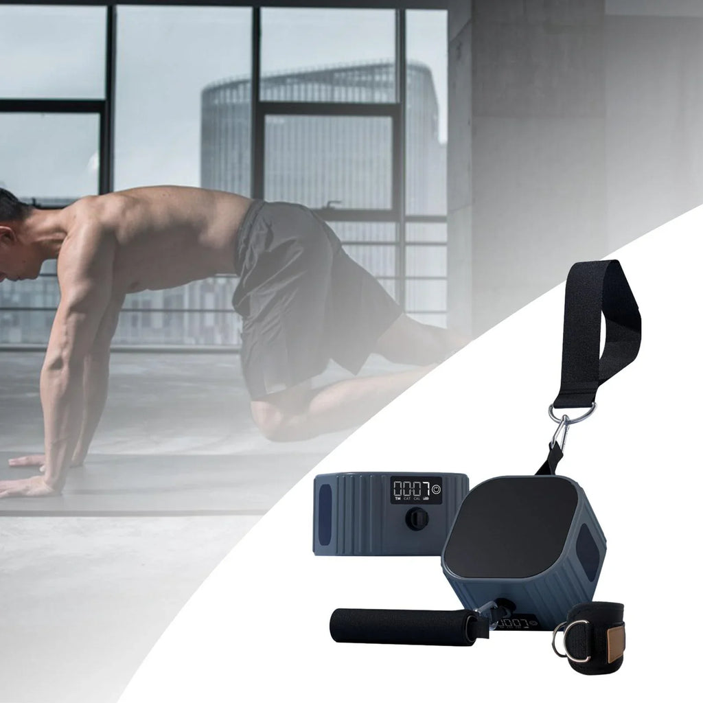 AMLESO Resistance Machine Fitness Equipment Multifunctional Strength Training Equipment Strength Trainer for Yoga Full Body Training Dark Blue