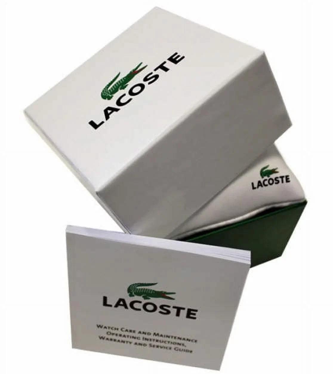 Lacoste Men's San Diego Watch - Stainless - Brown Leather Strap - Date - 50m