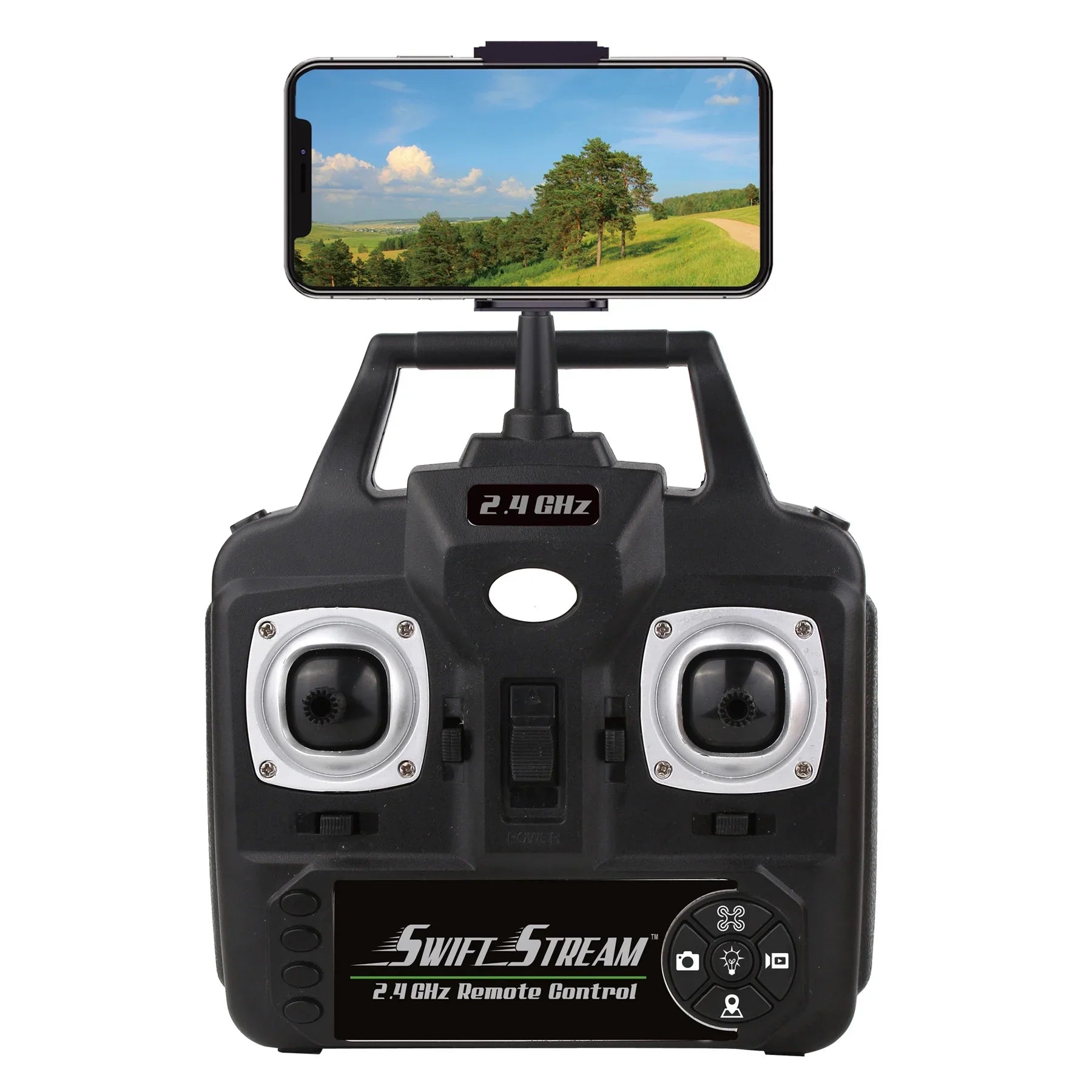 Swift Stream RC Z-34 Glow in the Dark Wi-Fi Camera Drone, Aerial Stunts, Headless Mode & Auto Return