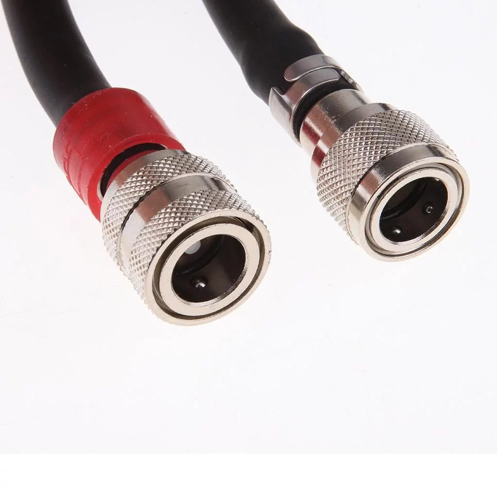 Fuel Line Assembly Hose Line Marine Outboard Boat Motor Fuel Assembly 8FT Dark - Suitable for Boats, RVs, Tractors, and Caravans