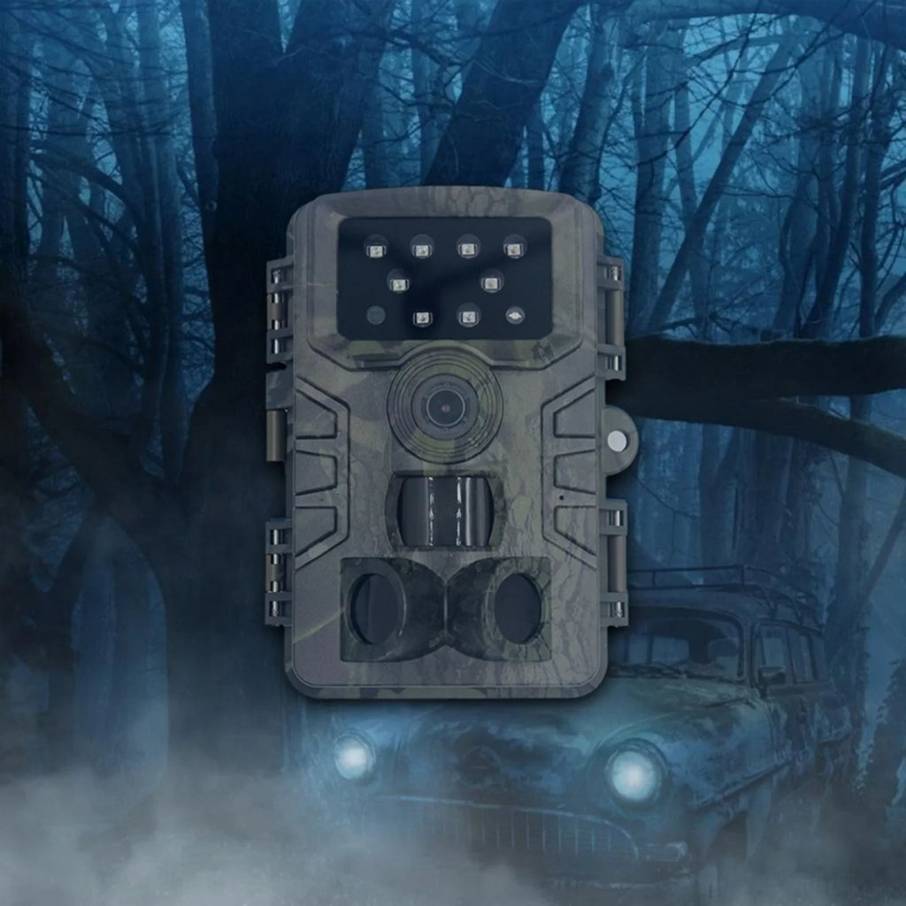 Mini Camera 16MP 1080P Game Camera Water Wildlife Scouting Cam with 120 degree Wide Angle Lens and Night .0" LCD IR LEDs