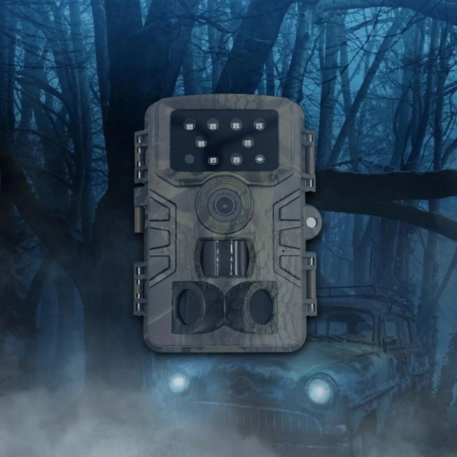Mini Camera 16MP 1080P Game Camera Water Wildlife Scouting Cam with 120 degree Wide Angle Lens and Night .0" LCD IR LEDs