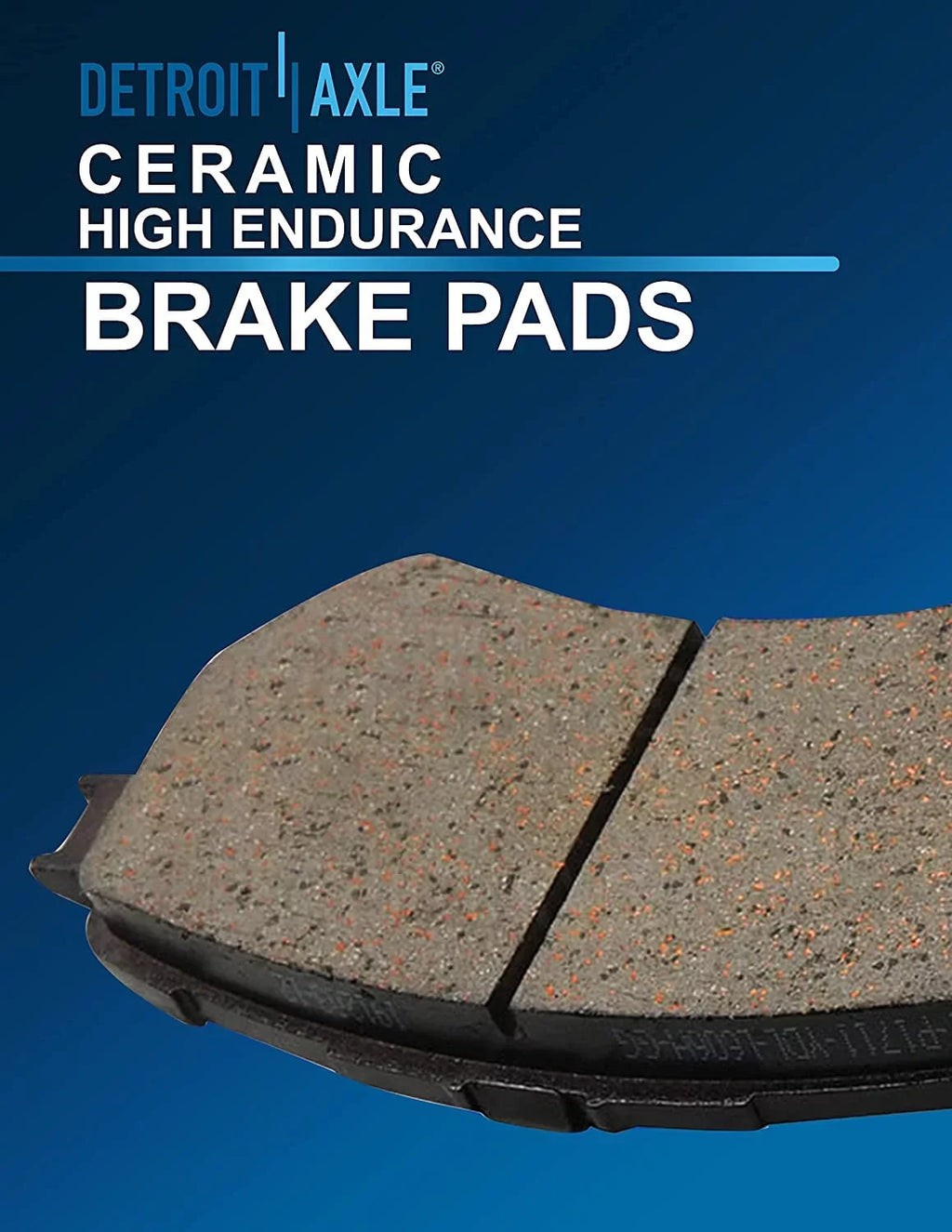 Detroit Axle - Brake Kit for 2013-2016 Ford Escape Front and Rear Disc Brake Rotors Ceramic Brake Pads Brakes 2013 2014 2015 2016 1.6L 2.5L Brakes and Rotors