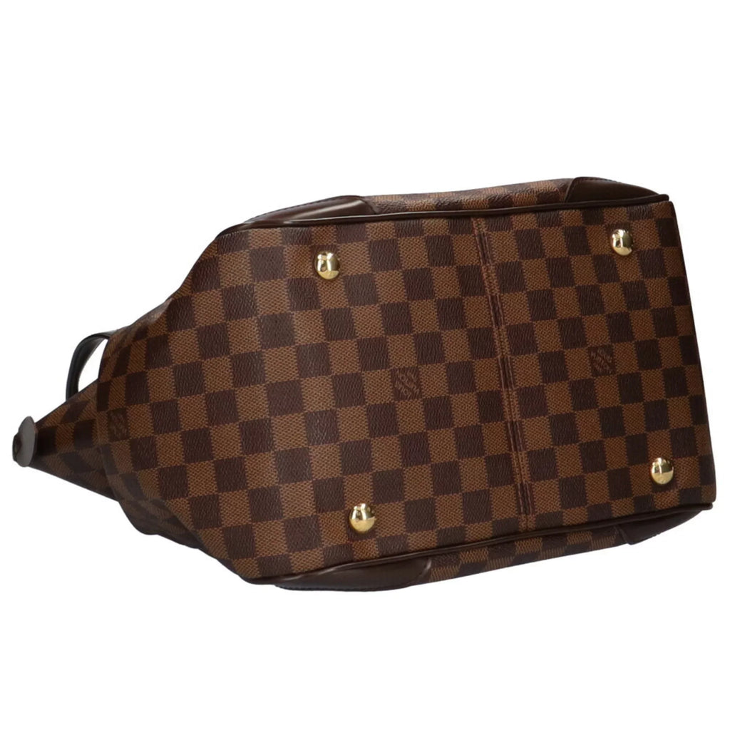 Authenticated Used Louis Vuitton LOUIS VUITTON Verona MM Damier Shoulder Bag Canvas Brown Women's