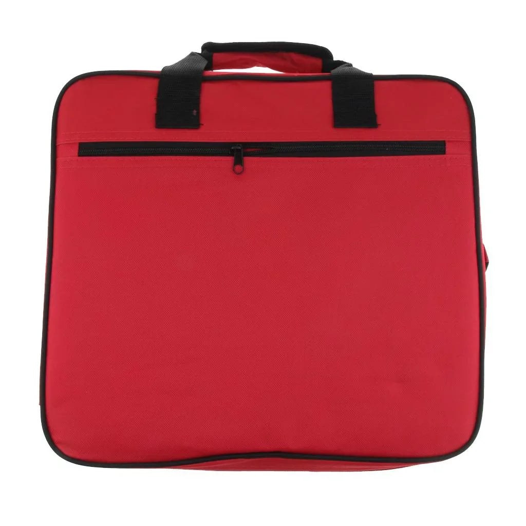 Portable Stadium Seat Cushion with Backs Folding Bleacher Seats Cushion red