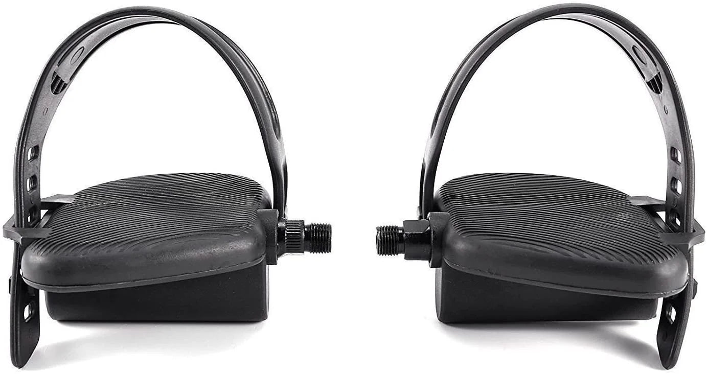Johnson Health Tech Pedal Set 9/16" Spindle R4-PS9/16"S Works W BH Bladez Fitness Recumbent Upright Stationary Bike
