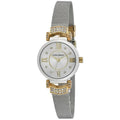 Laura Ashley Women's LA31051TTG Deco Crystal Accent Two Toned Gold Mesh Watch - One Size