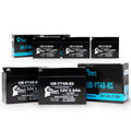 5-Pack UpStart Battery Replacement for 2001 Yamaha SR400 400CC Factory Activated, Maintenance Free, Motorcycle Battery - 12V, 2.3Ah, UB-YT4B-BS