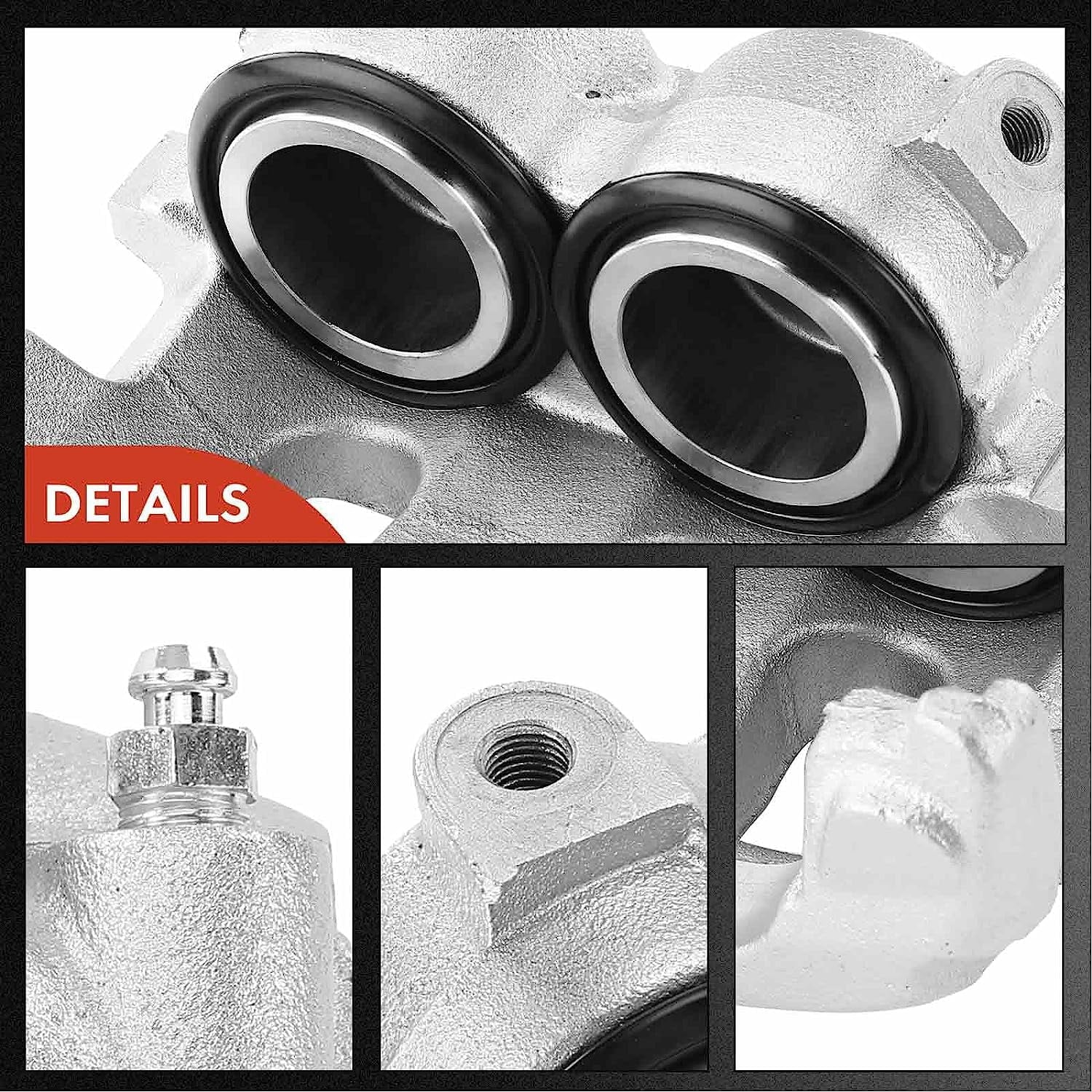 A-Premium Disc Brake Caliper Assembly Without Bracket Compatible with Select Dodge Models - M300/RM300 1973-1974, M350/R300 1974 - Front Right Passenger Side