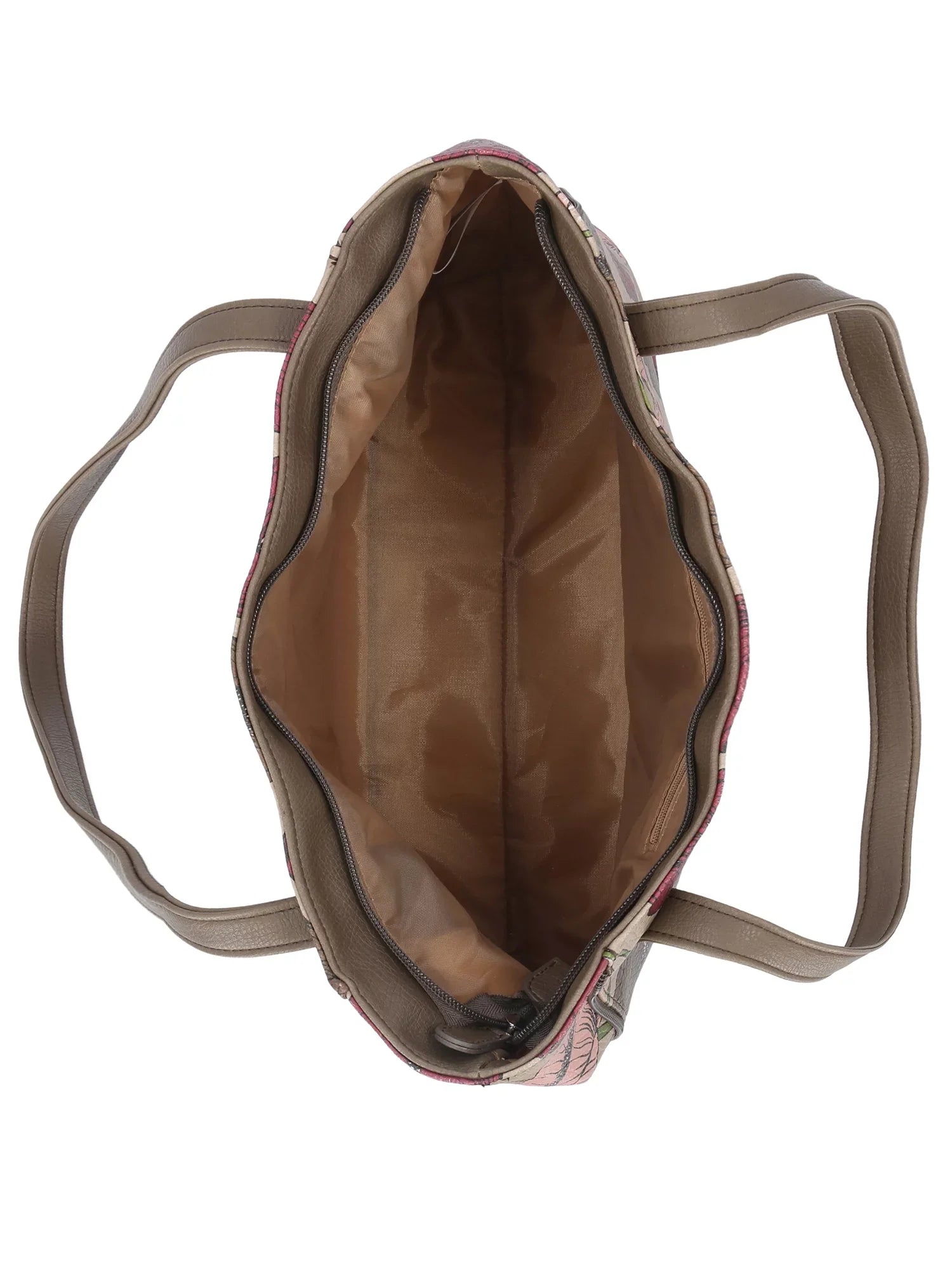 Koltov Vegan Leather Emily East West Tote, Marbella / Bay Leaf