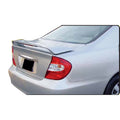Ikon Motorsports Rear Trunk Boot Deck Lid Spoiler Wing Lip W/LED Brake Light 2002-2006 Camry OE Factory Style ABS Plastic Unpainted Gray Primer