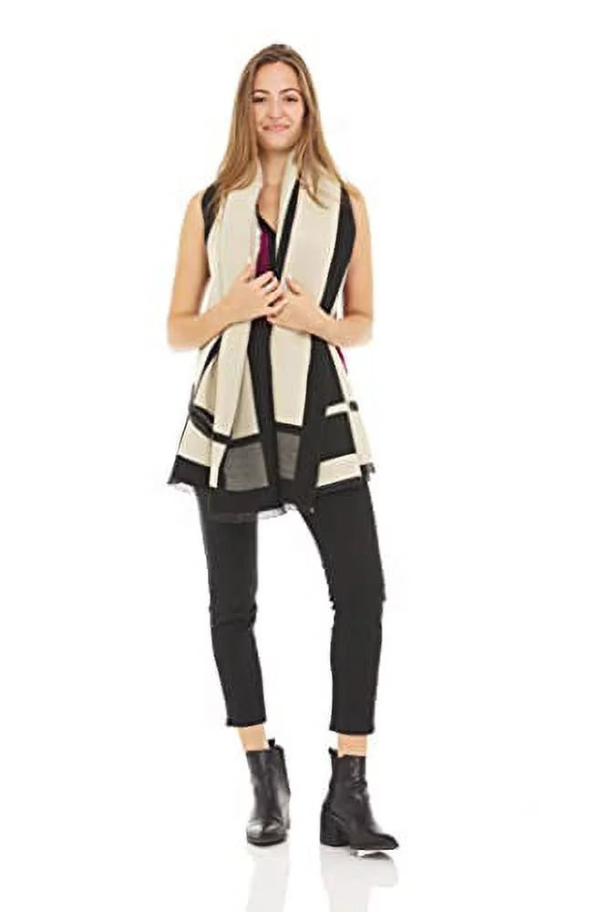 Women Scarf Pashmina Shawls and Wraps for Evening Dresses , Winter Fashion Soft Warm Long Large Scarves , Mass Silk Solid Colors Capes for Ladies Jet