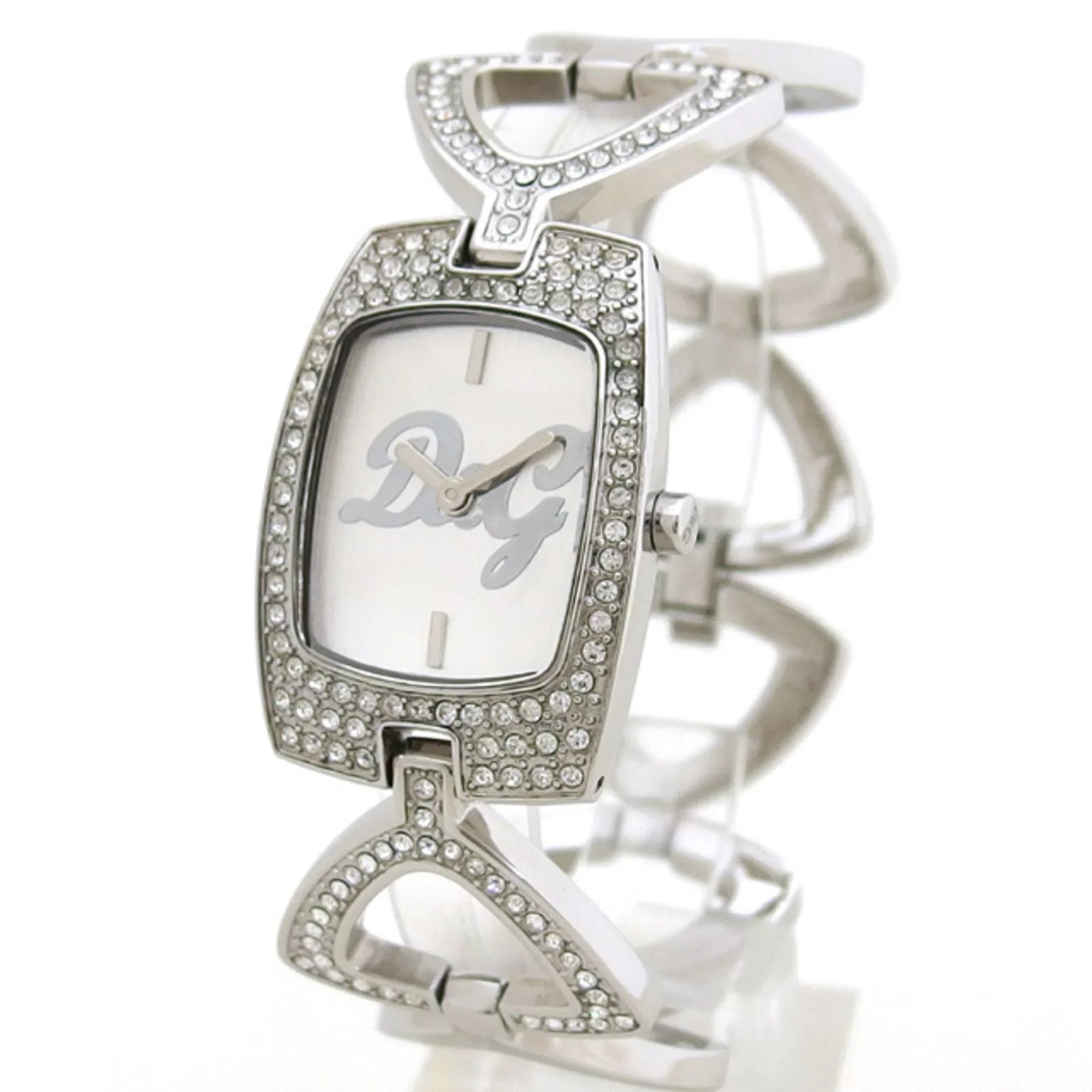 Pre-Owned D&G Ladies Watch Quartz Silver Dial (Fair)