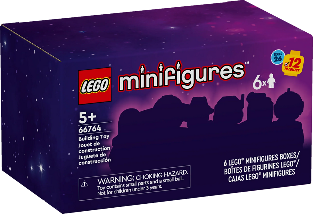 LEGO Minifigures Series 26 Space 6 Pack, Multi Pack of Collectible Minifigures for Kids, Sci-Fi Toy Building Set for Independent Play, Gift Idea for Boys and Girls Aged 5 Years Old and Up, 66764