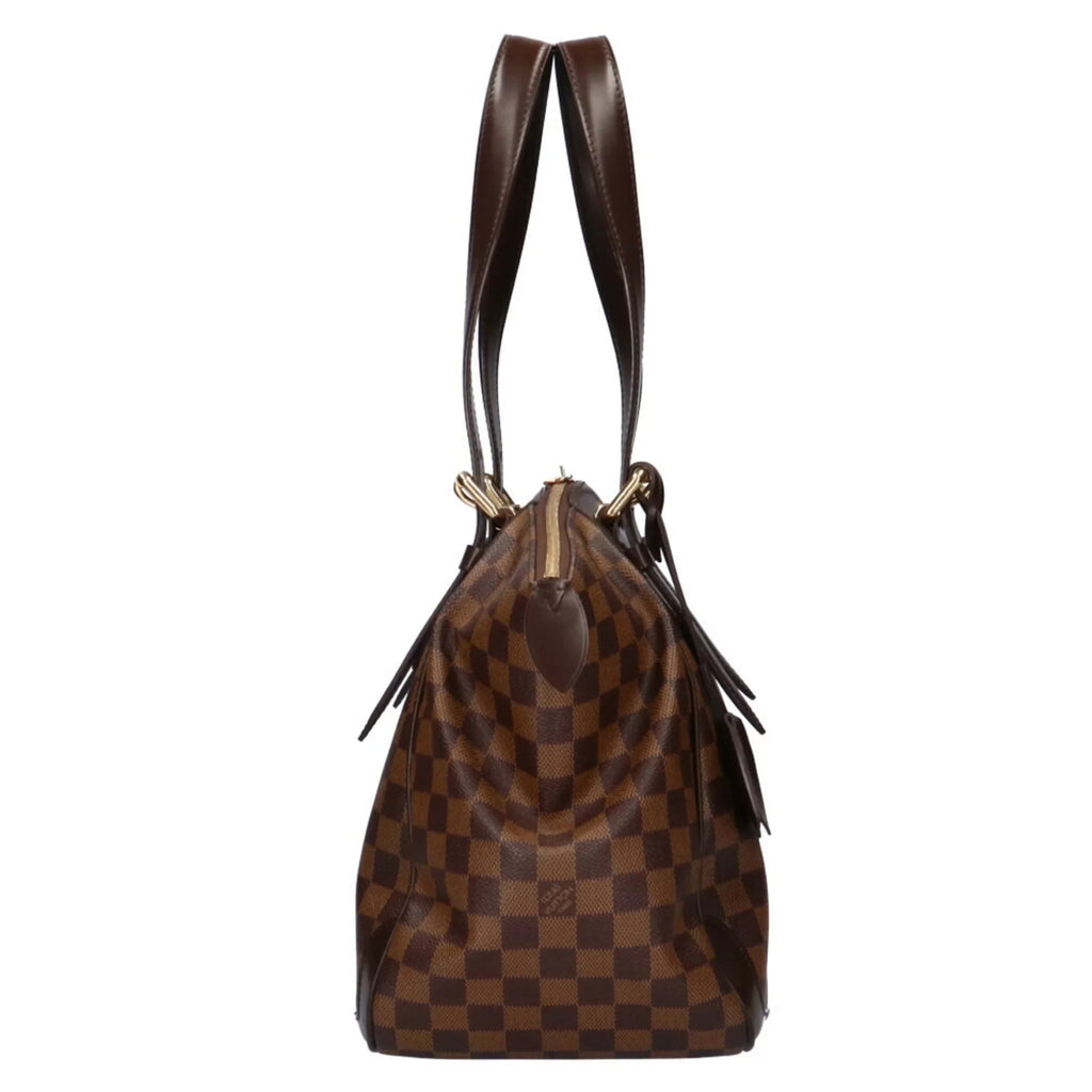 Authenticated Used Louis Vuitton LOUIS VUITTON Verona MM Damier Shoulder Bag Canvas Brown Women's