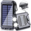 2023 Waterproof Solar Power Bank 9000000mAh Portable External Battery Charger US