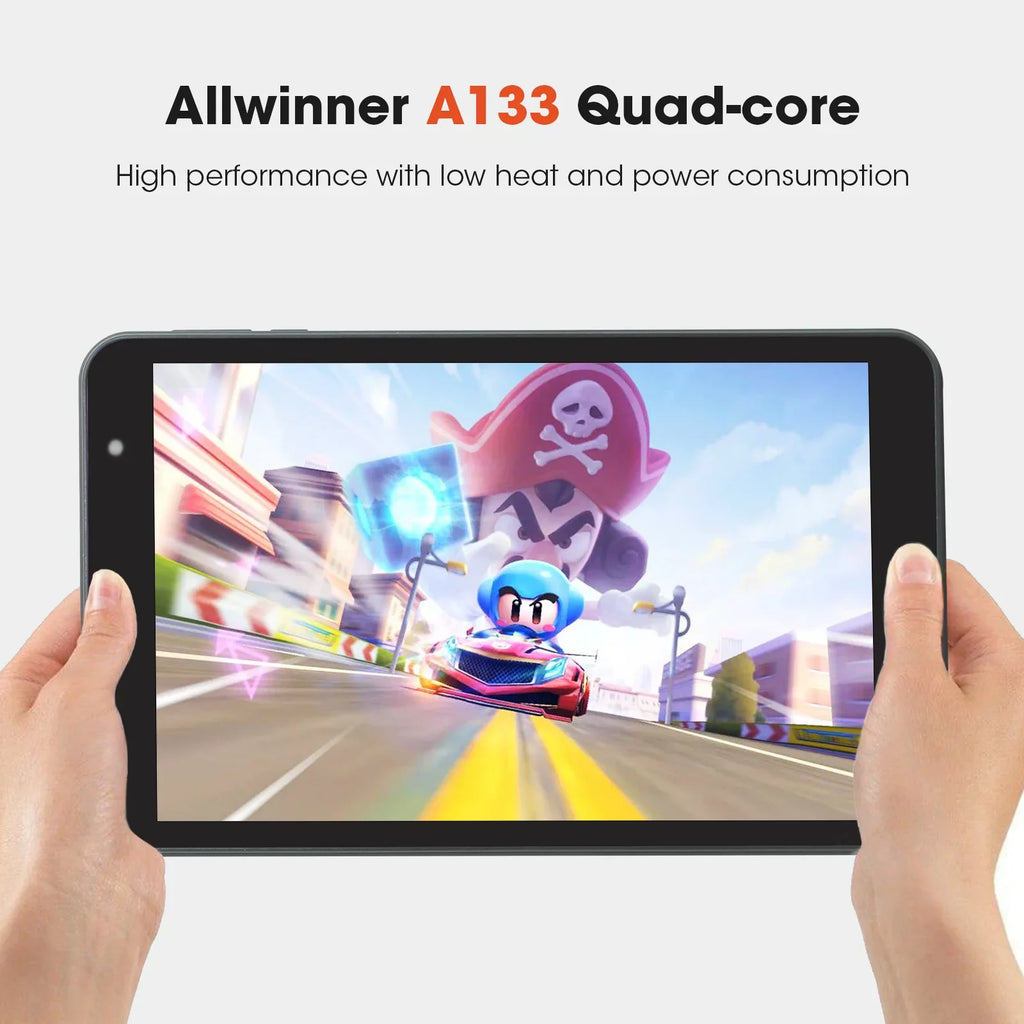 weelikeit Tablet 8 inch Android 13 Tablets with WiFi, Quad-Core Processor Tablet PC with 4(3+1)GB RAM 32GB ROM, 1280x800 IPS Display, Dual Camera, Ebony