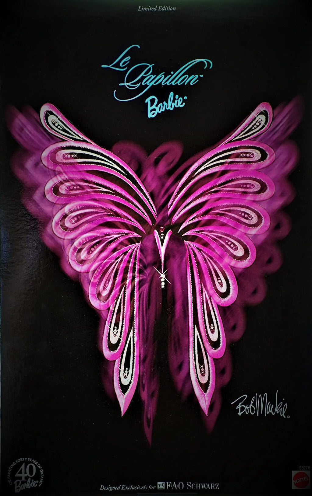 Le Papillion Barbie Doll by Bob Mackie Limited Edition 1999 Mattel 23276