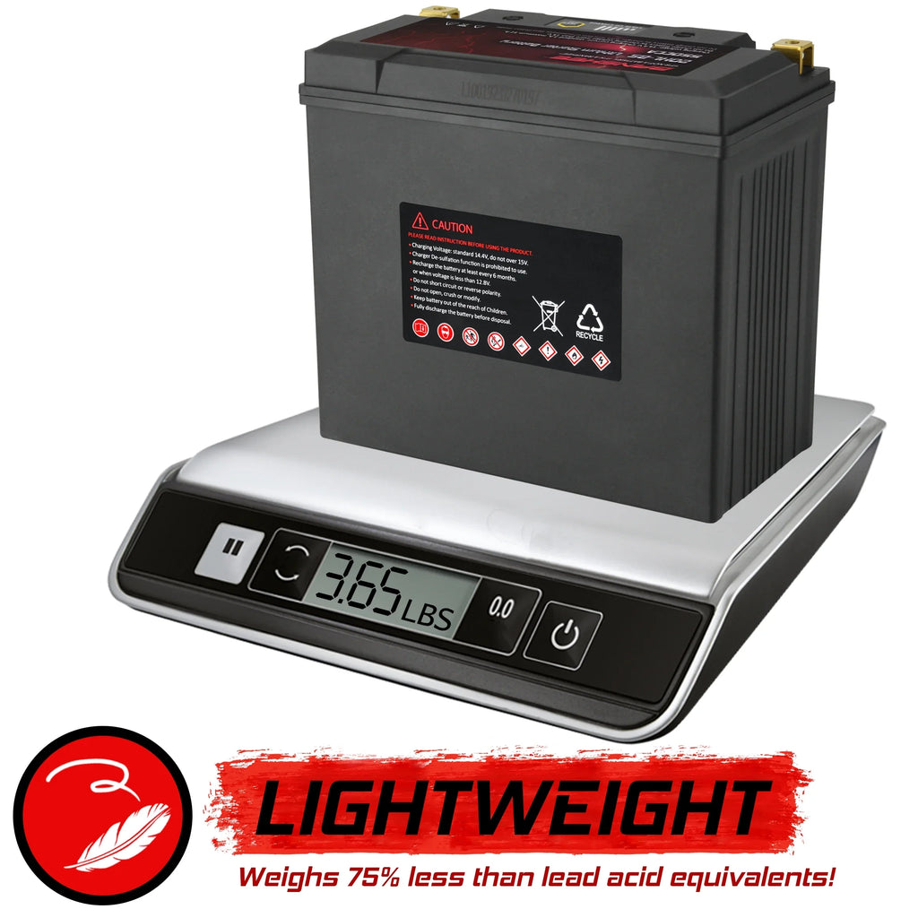 Banshee YTX20L-BS LiFePO4 Motorsports Battery Compatible with Yamaha EX1050 EXR 2019 to 2019