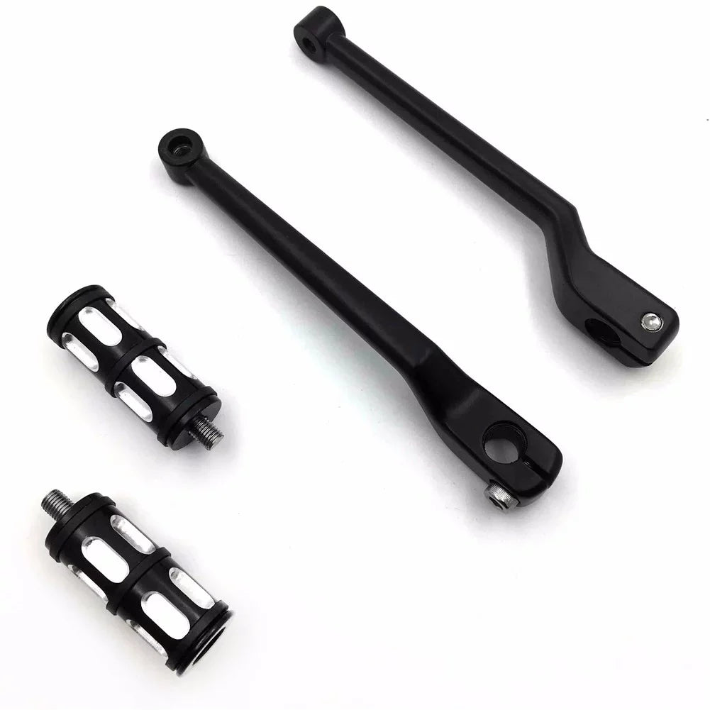 HTT- Style 011- Motorcycle Jet Aluminum Heel Toe Shift Levers/Gear Shift Pedal Levers w/ Shifter Pegs For Harley Davidson Trike 2008 and later