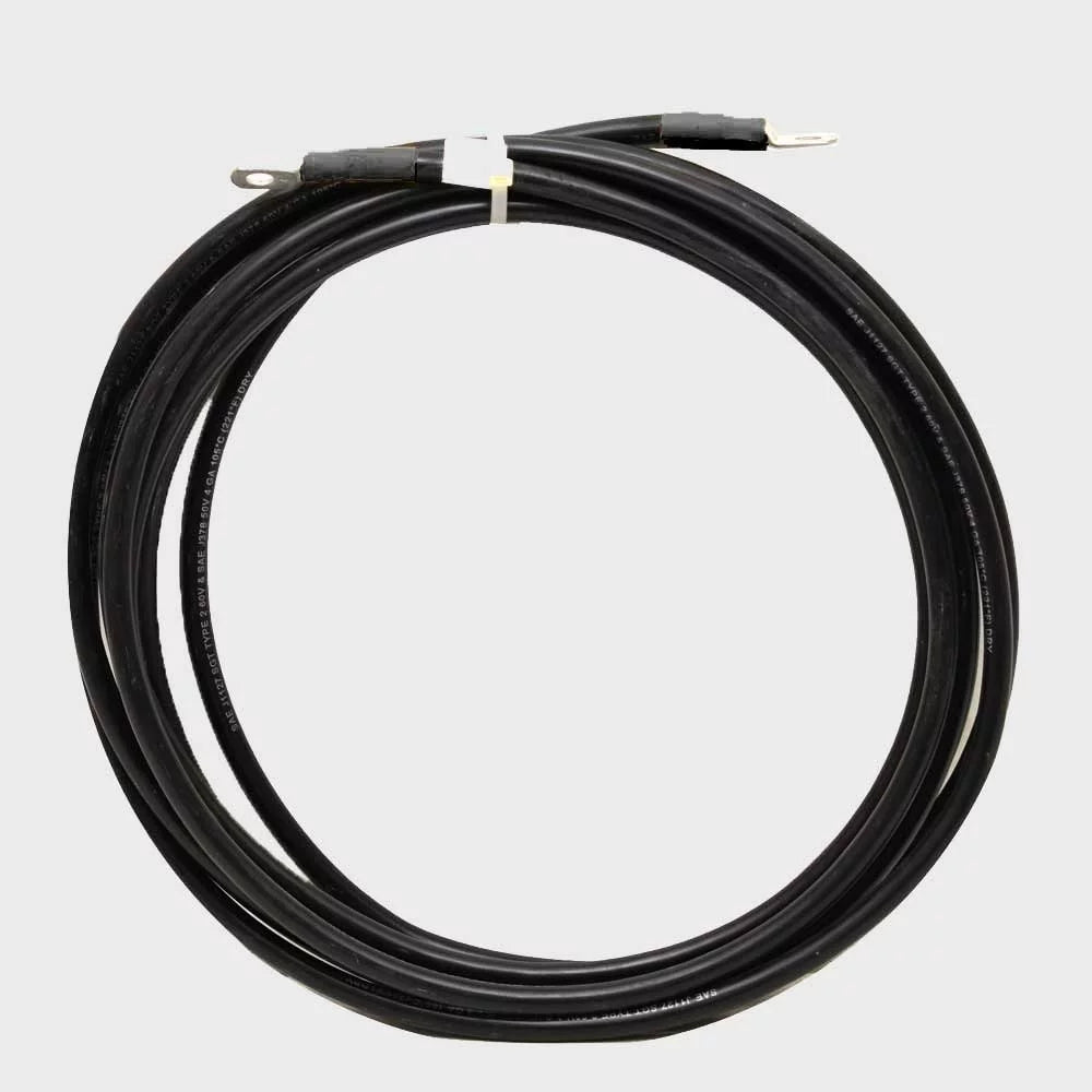 Triton Marine Boat Battery Cable | 4 AWG 12 Foot 5/16 Lugs Jet