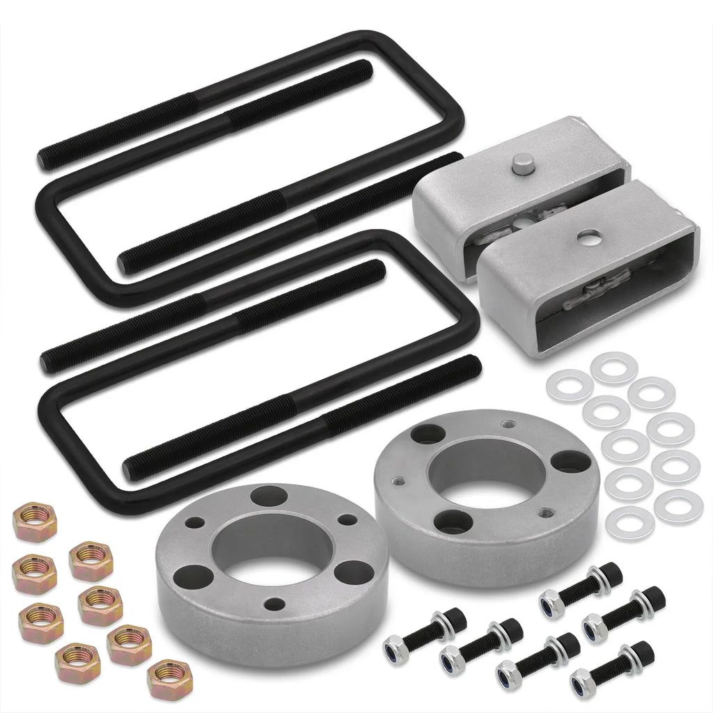 AJP Distributors 2" Front 2" Rear Leveling Lift Kit Spacer SL Compatible/Replacement For Chevrolet Chevy Silverado GMC Sierra 2007 2008 2009 2010 2011 2012 2013 2014 2015 2016 2017 2018 2019 2020 2021