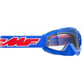 FMF Racing PowerBomb Rocket Goggles (OSFM, Blue/Red / Crear Lens)