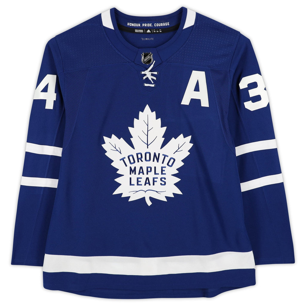 Auston Matthews Blue Toronto Maple Leafs Autographed 2022 Hart Trophy Winner Authentic Jersey with ''2022 Hart''